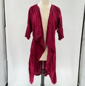 LULAROE ~ Burgundy “Shirley” Kimono Duster ~ Size Small